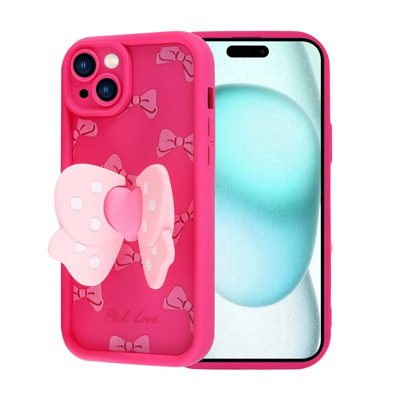 Bal-z Apple iPhone 15 Plus Kılıf Kamera Korumalı Figür Tasarımlı  Kapya Kapak