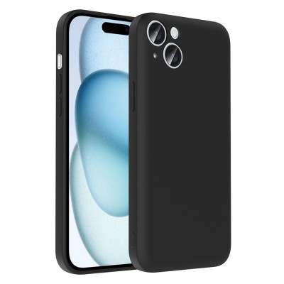 Bal-z Apple iPhone 15 Plus Kılıf Kamera Korumalı Kartlık Hazneli Zore Vitra Kapak