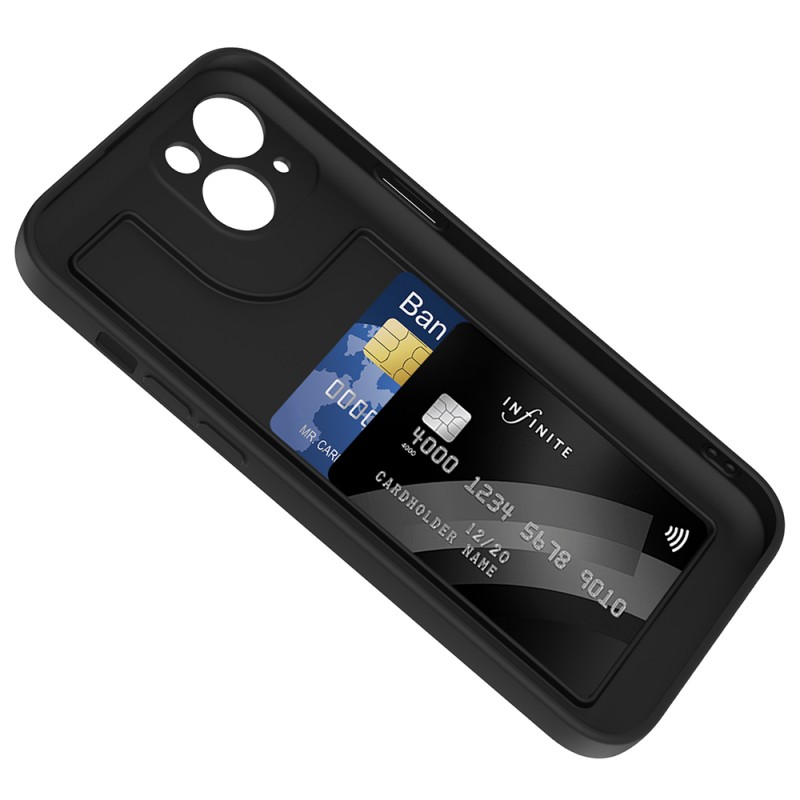 Bal-z Apple iPhone 15 Plus Kılıf Kamera Korumalı Kartlık Hazneli Zore Vitra Kapak