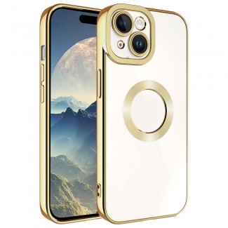 Apple iPhone 15 Plus Kılıf Kamera Korumalı Logo Gösteren Zore Omega Kapak Apple iPhone 15 Plus Kılıf Kamera Korumalı Logo Gösteren Zore Omega Kapak
