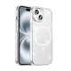 Apple iPhone 15 Plus Kılıf M-safe Şarj Özellikli Parlayan Simli Saydam Renkli Zore Maris Kapak Apple iPhone 15 Plus Kılıf M-safe Şarj Özellikli Parlayan Simli Saydam Renkli Zore Maris Kapak