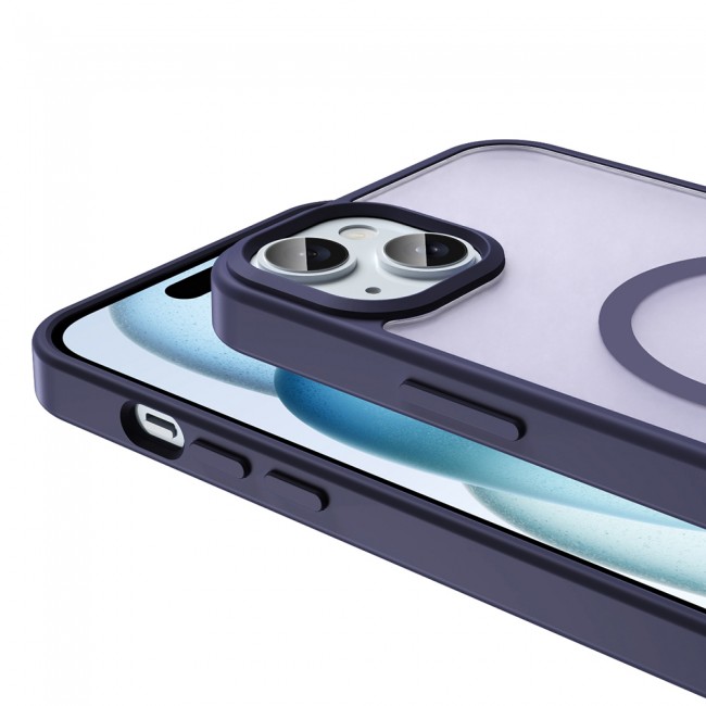 Apple iPhone 15 Plus Kılıf Magsafe Şarj Özellikli Mat Arka Yüzey Zore Sio Kapak Apple iPhone 15 Plus Kılıf Magsafe Şarj Özellikli Mat Arka Yüzey Zore Sio Kapak