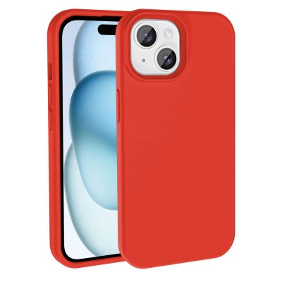 Bal-z Apple iPhone 15 Plus Kılıf M-safe Şarj Özellikli Sıvı Teknolojili Silinebilir Sert  Kivi Kapak