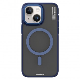 Apple iPhone 15 Plus Kılıf M-safe Şarj Özellikli Youngkit Rock Sand Serisi Kapak Apple iPhone 15 Plus Kılıf M-safe Şarj Özellikli Youngkit Rock Sand Serisi Kapak