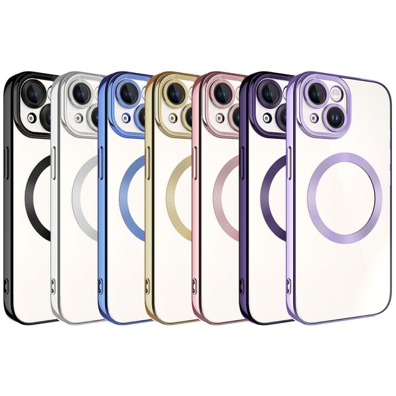 Bal-z Apple iPhone 15 Plus Kılıf M-safe Wireless Şarj Özellikli  Setro Silikon