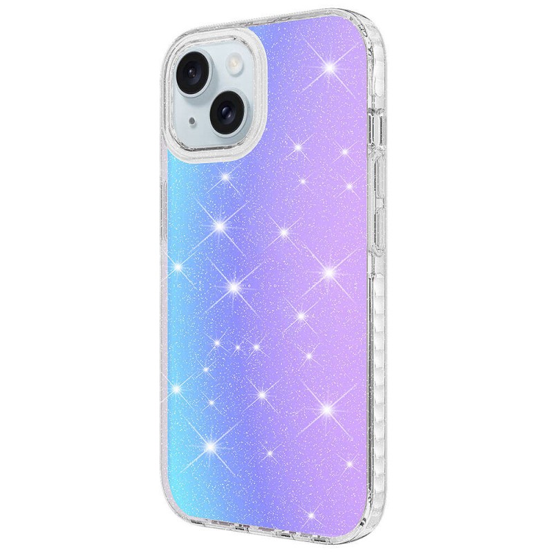 Bal-z Apple iPhone 15 Plus Kılıf Parlak Renk Geçişli  Velle Kapak