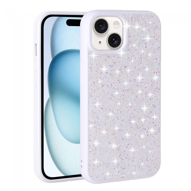 Apple iPhone 15 Plus Kılıf Parlak Taşlı Tasarım Zore Pırlanta Kapak Apple iPhone 15 Plus Kılıf Parlak Taşlı Tasarım Zore Pırlanta Kapak