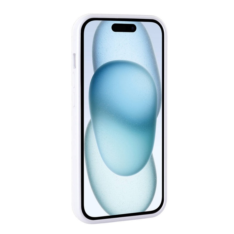 Bal-z Apple iPhone 15 Plus Kılıf Parlak Taşlı Tasarım  Pırlanta Kapak