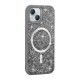 Apple iPhone 15 Plus Kılıf Pırlanta Tasarımlı M-safe Şarj Özellikli Zore Mozaik Silikon Kapak Apple iPhone 15 Plus Kılıf Pırlanta Tasarımlı M-safe Şarj Özellikli Zore Mozaik Silikon Kapak