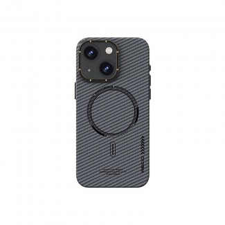 Apple iPhone 15 Plus Kılıf Recci Machinist Serisi M-safe Şarj Özellikli Magnetik Karbon Kapak Apple iPhone 15 Plus Kılıf Recci Machinist Serisi M-safe Şarj Özellikli Magnetik Karbon Kapak