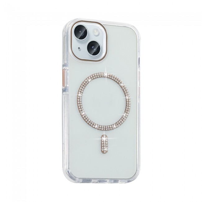 Apple iPhone 15 Plus Kılıf Taşlı Tasarım M-safe Şarj Özellikli Zore Koment Silikon Kapak Apple iPhone 15 Plus Kılıf Taşlı Tasarım M-safe Şarj Özellikli Zore Koment Silikon Kapak
