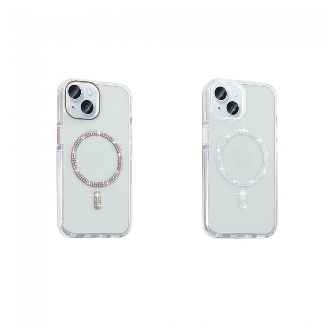 Apple iPhone 15 Plus Kılıf Taşlı Tasarım M-safe Şarj Özellikli Zore Koment Silikon Kapak Apple iPhone 15 Plus Kılıf Taşlı Tasarım M-safe Şarj Özellikli Zore Koment Silikon Kapak