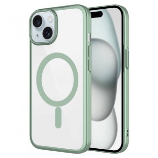 Apple iPhone 15 Plus Kılıf Wireless Şarj Özellikli Sert PC Zore Mat Riksos M-safe Kapak Apple iPhone 15 Plus Kılıf Wireless Şarj Özellikli Sert PC Zore Mat Riksos M-safe Kapak