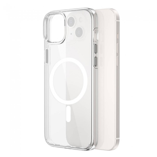 Apple iPhone 15 Plus Kılıf Wiwu BC-022 Magsafe Şarj Özellikli Şeffaf Transparan Kapak Apple iPhone 15 Plus Kılıf Wiwu BC-022 Magsafe Şarj Özellikli Şeffaf Transparan Kapak