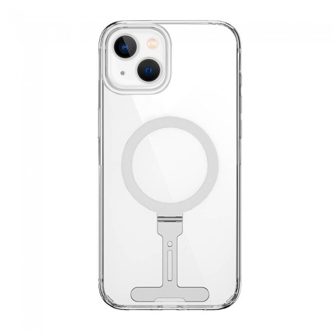 Apple iPhone 15 Plus Kılıf Wiwu FYY-014 Magsafe Şarj Özellikli Alüminyum Alaşım Metal Standlı Şeffaf Kapak Apple iPhone 15 Plus Kılıf Wiwu FYY-014 Magsafe Şarj Özellikli Alüminyum Alaşım Metal Standlı Şeffaf Kapak