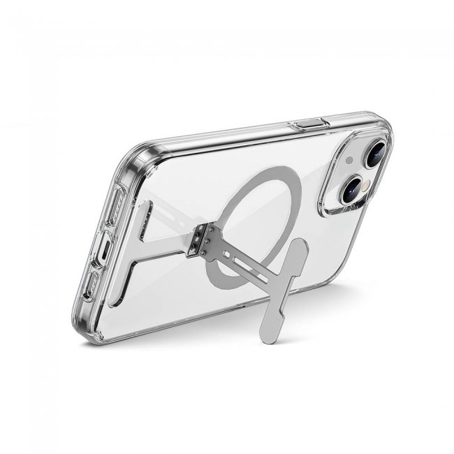 Apple iPhone 15 Plus Kılıf Wiwu FYY-014 Magsafe Şarj Özellikli Alüminyum Alaşım Metal Standlı Şeffaf Kapak Apple iPhone 15 Plus Kılıf Wiwu FYY-014 Magsafe Şarj Özellikli Alüminyum Alaşım Metal Standlı Şeffaf Kapak