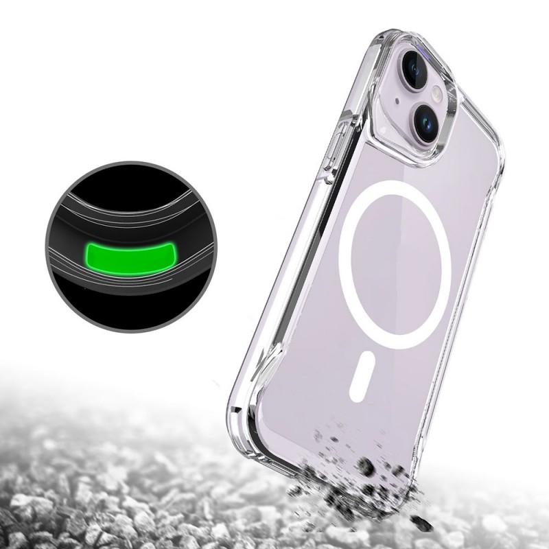 Bal-z Apple iPhone 15 Plus Kılıf  M-safe Şarj Özellikli T-Max M-safe Kapak