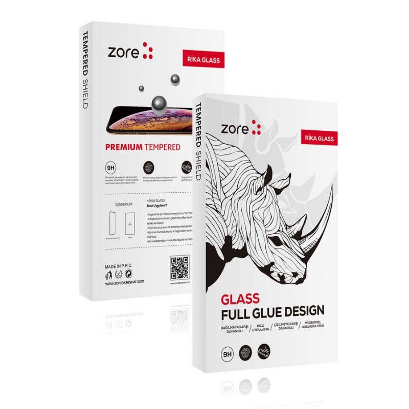 Bal-z Apple iPhone 15 Plus  Rika Premium Temperli Cam Ekran Koruyucu