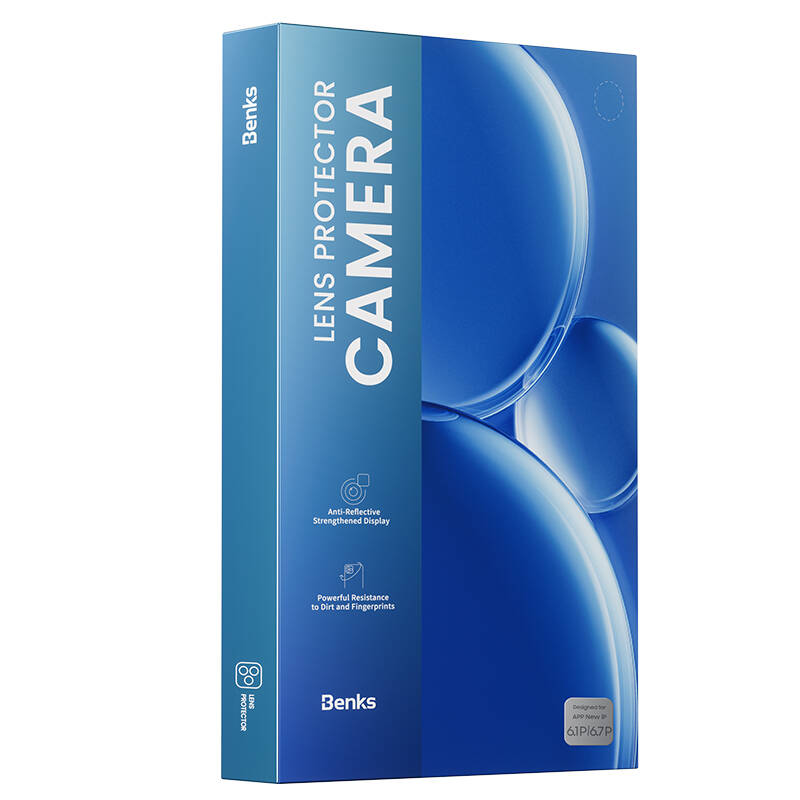 Bal-z Apple iPhone 15 Pro Benks DR Safir Kamera Lens Koruyucu