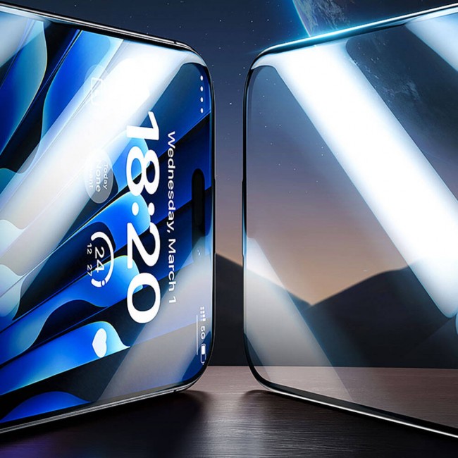 Apple iPhone 15 Pro Benks Glass Warrior Safir Coating Ekran Koruyucu + Kolay Uygulama Aparatlı Apple iPhone 15 Pro Benks Glass Warrior Safir Coating Ekran Koruyucu + Kolay Uygulama Aparatlı