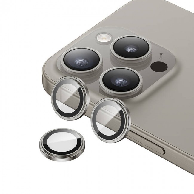 Apple iPhone 15 Pro Benks King Kong Corning Kamera Lens Koruyucu Apple iPhone 15 Pro Benks King Kong Corning Kamera Lens Koruyucu