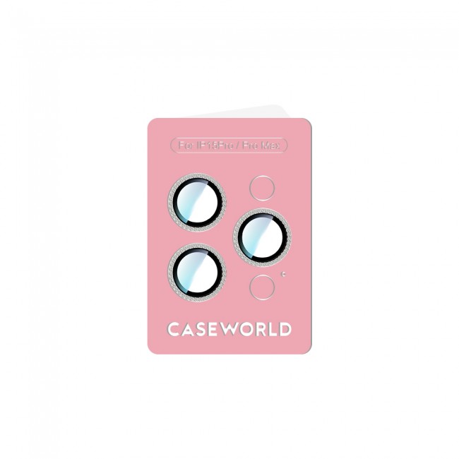 Apple iPhone 15 Pro CaseWorld Alloy Sparkling Diamond Serisi Taşlı Lens Koruyucu Apple iPhone 15 Pro CaseWorld Alloy Sparkling Diamond Serisi Taşlı Lens Koruyucu