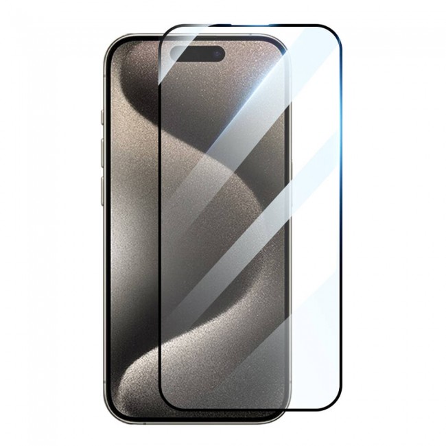 Apple iPhone 15 Pro HD Glossy Zore 3D Rak Screen Protector Apple iPhone 15 Pro HD Glossy Zore 3D Rak Screen Protector