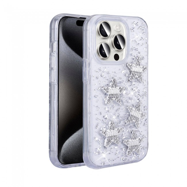 Apple iPhone 15 Pro Kılıf Airbagli Simli Arka Yüzey Zore Işıltı Silikon Kapak Apple iPhone 15 Pro Kılıf Airbagli Simli Arka Yüzey Zore Işıltı Silikon Kapak