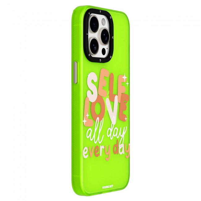 Apple iPhone 15 Pro Kılıf Bethany Green Tasarımlı Youngkit Sweet Language Kapak Apple iPhone 15 Pro Kılıf Bethany Green Tasarımlı Youngkit Sweet Language Kapak