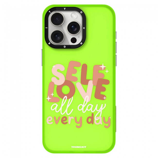 Apple iPhone 15 Pro Kılıf Bethany Green Tasarımlı Youngkit Sweet Language Kapak Apple iPhone 15 Pro Kılıf Bethany Green Tasarımlı Youngkit Sweet Language Kapak
