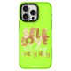 Apple iPhone 15 Pro Kılıf Bethany Green Tasarımlı Youngkit Sweet Language Kapak Apple iPhone 15 Pro Kılıf Bethany Green Tasarımlı Youngkit Sweet Language Kapak