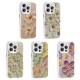 Apple iPhone 15 Pro Kılıf Çiçek Desenli Parlak Taşlı Sert Silikon Zore Garden Kapak Apple iPhone 15 Pro Kılıf Çiçek Desenli Parlak Taşlı Sert Silikon Zore Garden Kapak