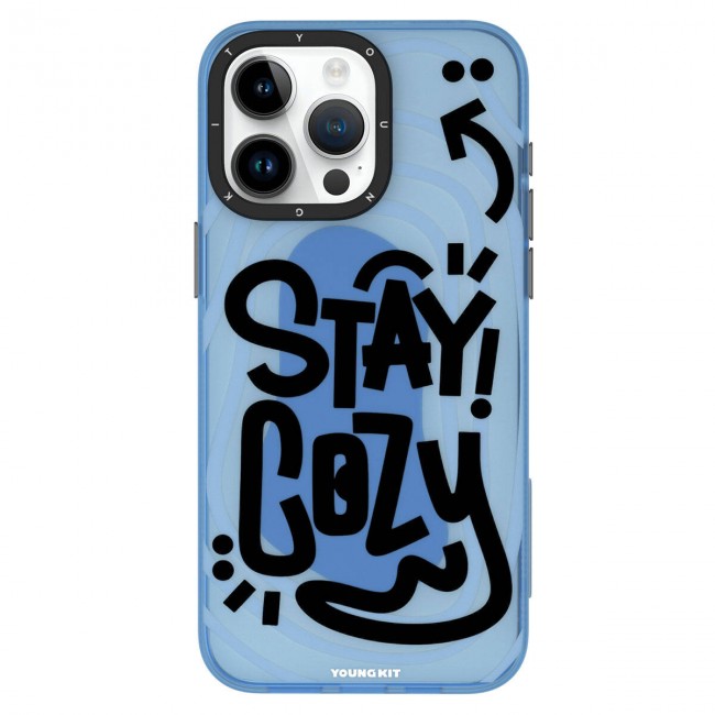 Apple iPhone 15 Pro Kılıf Desenli Youngkit Happy Hearth Serisi Kapak Apple iPhone 15 Pro Kılıf Desenli Youngkit Happy Hearth Serisi Kapak