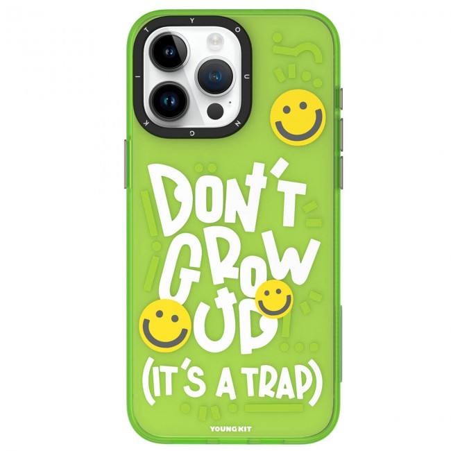 Apple iPhone 15 Pro Kılıf Desenli Youngkit Happy Hearth Serisi Kapak Apple iPhone 15 Pro Kılıf Desenli Youngkit Happy Hearth Serisi Kapak