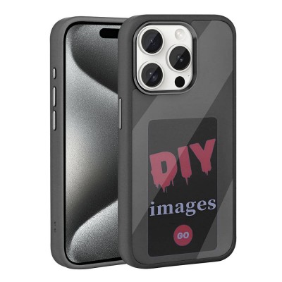 Bal-z Apple iPhone 15 Pro Kılıf Ekranı Yansıtan  Akıllı NFC Kapak