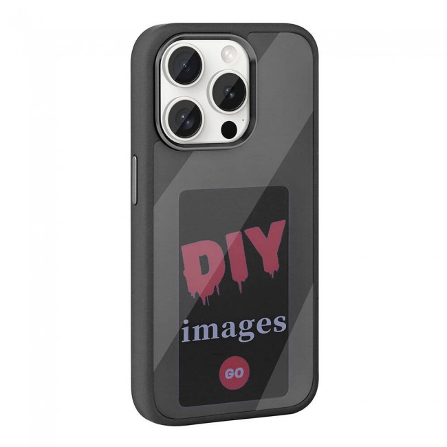Apple iPhone 15 Pro Kılıf Ekranı Yansıtan Zore Akıllı NFC Kapak Apple iPhone 15 Pro Kılıf Ekranı Yansıtan Zore Akıllı NFC Kapak