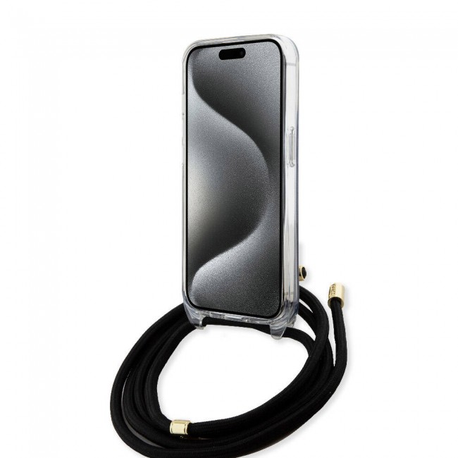Apple iPhone 15 Pro Kılıf Guess Orjinal Lisanslı Çapraz Kordon 4G Desenli Kapak Apple iPhone 15 Pro Kılıf Guess Orjinal Lisanslı Çapraz Kordon 4G Desenli Kapak