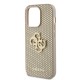 Apple iPhone 15 Pro Kılıf Guess Orjinal Lisanslı Delikli Yazı ve 4G Glitter Büyük Metal Logolu Kapak Apple iPhone 15 Pro Kılıf Guess Orjinal Lisanslı Delikli Yazı ve 4G Glitter Büyük Metal Logolu Kapak