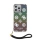 Apple iPhone 15 Pro Kılıf Guess Orjinal Lisanslı Desenli Yazı Logolu Askı İpli Holografik Glitter Peony Kapak Apple iPhone 15 Pro Kılıf Guess Orjinal Lisanslı Desenli Yazı Logolu Askı İpli Holografik Glitter Peony Kapak