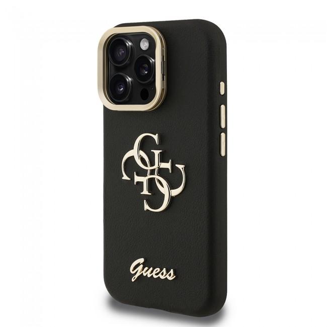 Apple iPhone 15 Pro Kılıf Guess Orjinal Lisanslı Grained Yazı Logolu Kamera Standlı Kapak Apple iPhone 15 Pro Kılıf Guess Orjinal Lisanslı Grained Yazı Logolu Kamera Standlı Kapak
