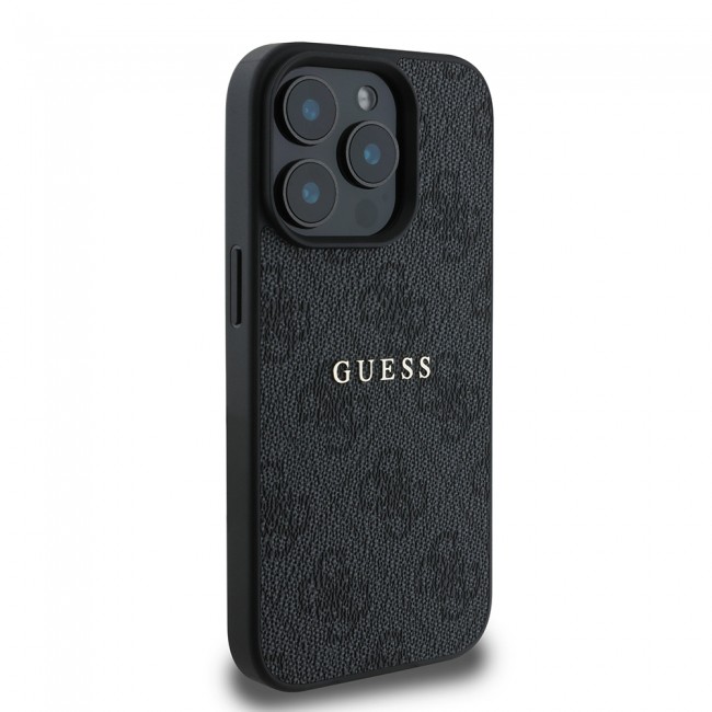 Apple iPhone 15 Pro Kılıf Guess Orjinal Lisanslı Magsafe Şarj Özellikli 4G Desen Yazı Logolu Kapak Apple iPhone 15 Pro Kılıf Guess Orjinal Lisanslı Magsafe Şarj Özellikli 4G Desen Yazı Logolu Kapak