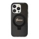 Apple iPhone 15 Pro Kılıf Guess Orjinal Lisanslı Magsafe Şarj Özellikli Simli Arka Yüzey Ring Standlı Kapak Apple iPhone 15 Pro Kılıf Guess Orjinal Lisanslı Magsafe Şarj Özellikli Simli Arka Yüzey Ring Standlı Kapak