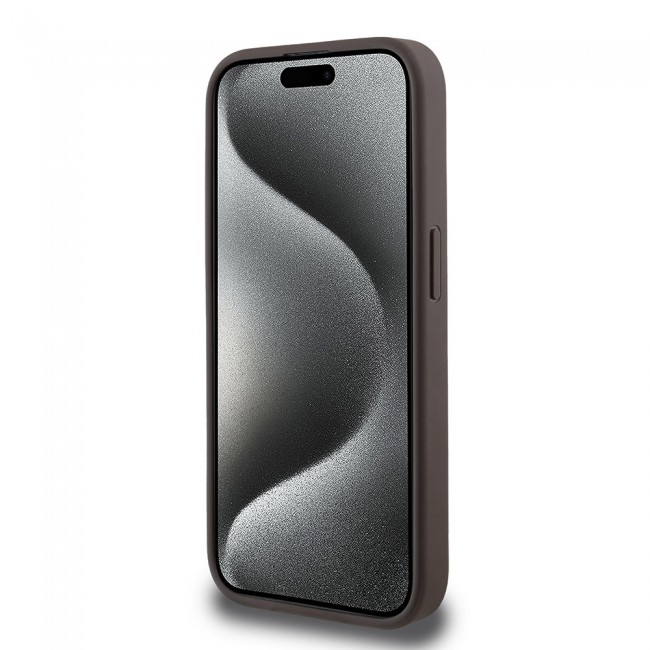 Apple iPhone 15 Pro Kılıf Guess Orjinal Lisanslı Magsafe Şarj Özellikli Small 4G Classic Kapak Apple iPhone 15 Pro Kılıf Guess Orjinal Lisanslı Magsafe Şarj Özellikli Small 4G Classic Kapak