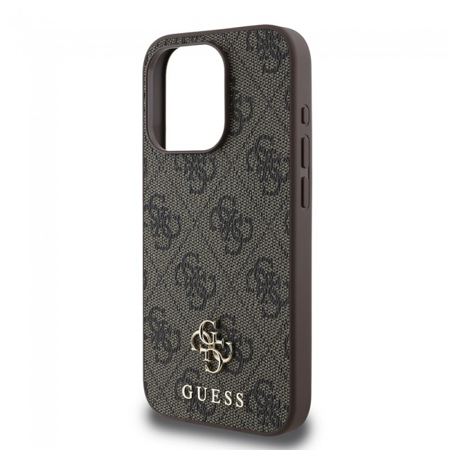 Apple iPhone 15 Pro Kılıf Guess Orjinal Lisanslı Magsafe Şarj Özellikli Small 4G Classic Kapak Apple iPhone 15 Pro Kılıf Guess Orjinal Lisanslı Magsafe Şarj Özellikli Small 4G Classic Kapak