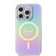 Apple iPhone 15 Pro Kılıf Guess Orjinal Lisanslı Magsafe Şarj Özellikli Yazı Logolu Iridescent Kapak Apple iPhone 15 Pro Kılıf Guess Orjinal Lisanslı Magsafe Şarj Özellikli Yazı Logolu Iridescent Kapak