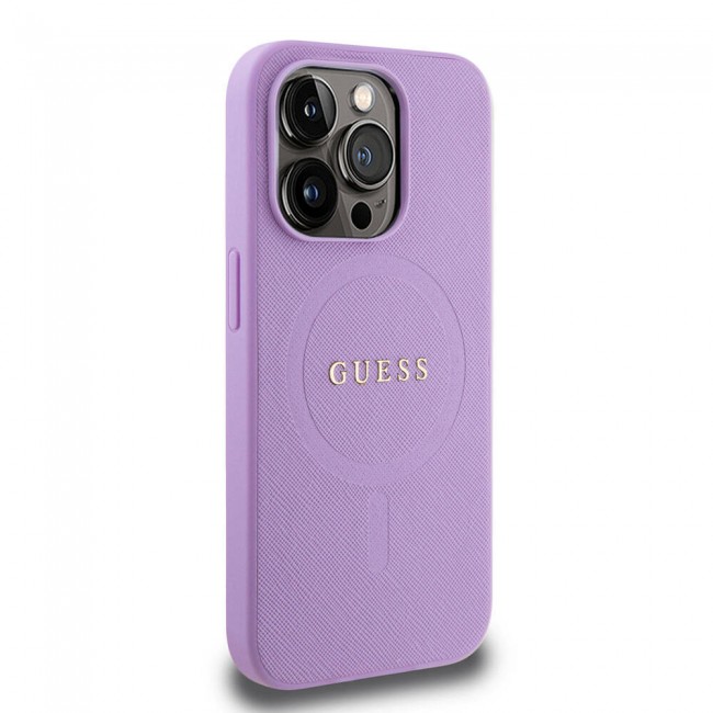 Apple iPhone 15 Pro Kılıf Guess Orjinal Lisanslı Magsafe Şarj Özellikli Yazı Logolu Saffiano Kapak Apple iPhone 15 Pro Kılıf Guess Orjinal Lisanslı Magsafe Şarj Özellikli Yazı Logolu Saffiano Kapak