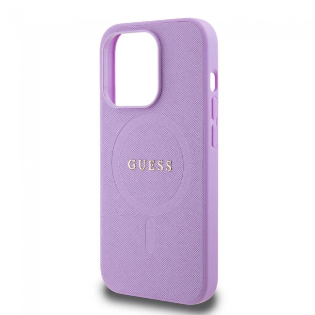 Apple iPhone 15 Pro Kılıf Guess Orjinal Lisanslı Magsafe Şarj Özellikli Yazı Logolu Saffiano Kapak Apple iPhone 15 Pro Kılıf Guess Orjinal Lisanslı Magsafe Şarj Özellikli Yazı Logolu Saffiano Kapak