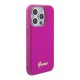 Apple iPhone 15 Pro Kılıf Guess Orjinal Lisanslı Pullu Arka Yüzey Metal Yazı Logolu Sequin Script Kapak