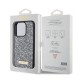Apple iPhone 15 Pro Kılıf Guess Orjinal Lisanslı Taşlı Arka Yüzey Metal Yazı Logolu Kapak Apple iPhone 15 Pro Kılıf Guess Orjinal Lisanslı Taşlı Arka Yüzey Metal Yazı Logolu Kapak