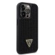 Apple iPhone 15 Pro Kılıf Guess Orjinal Lisanslı Taşlı Arka Yüzey Üçgen Logolu Kapak Apple iPhone 15 Pro Kılıf Guess Orjinal Lisanslı Taşlı Arka Yüzey Üçgen Logolu Kapak